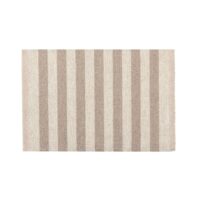 Beige Stripes Rustic Linen Placemat