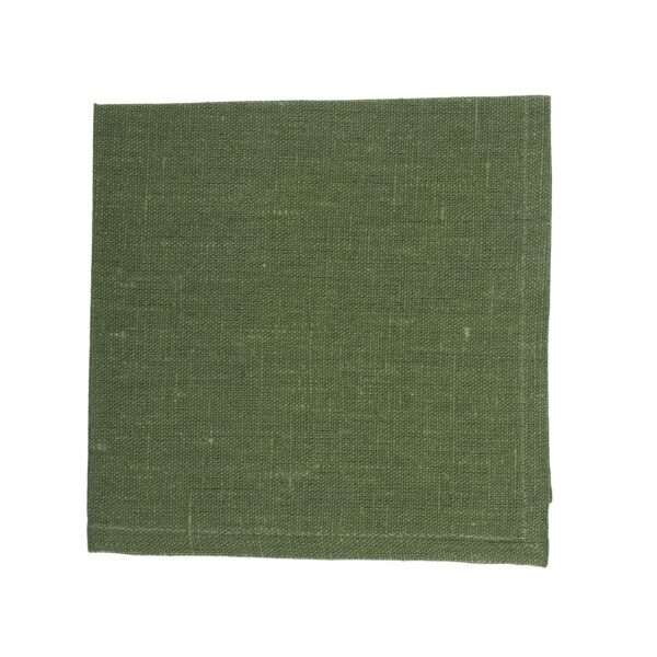 Classic Green Linen Napkin