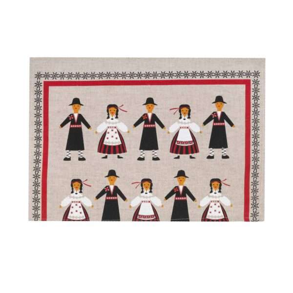 Eesti rahvusriided linasest riidest lauamatt Eesti rahvusriided linasest riidest lauamatt