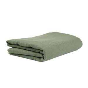 Green Linen Flat Sheet